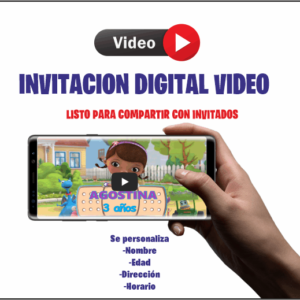 Doctora Juguetes Video Digital invitación