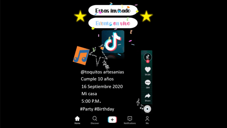 TikTok Video Digital invitación - Imagen 3