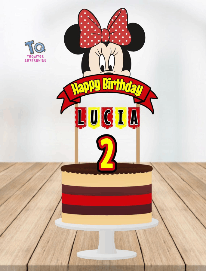 Minnie cake Toppers cod AT316
