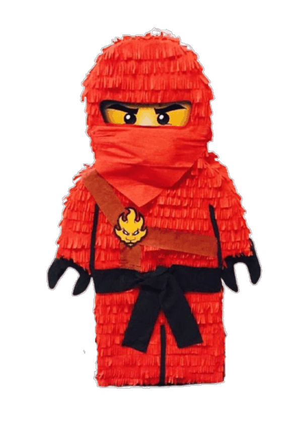 Piñata Lego Ninjago Rojo