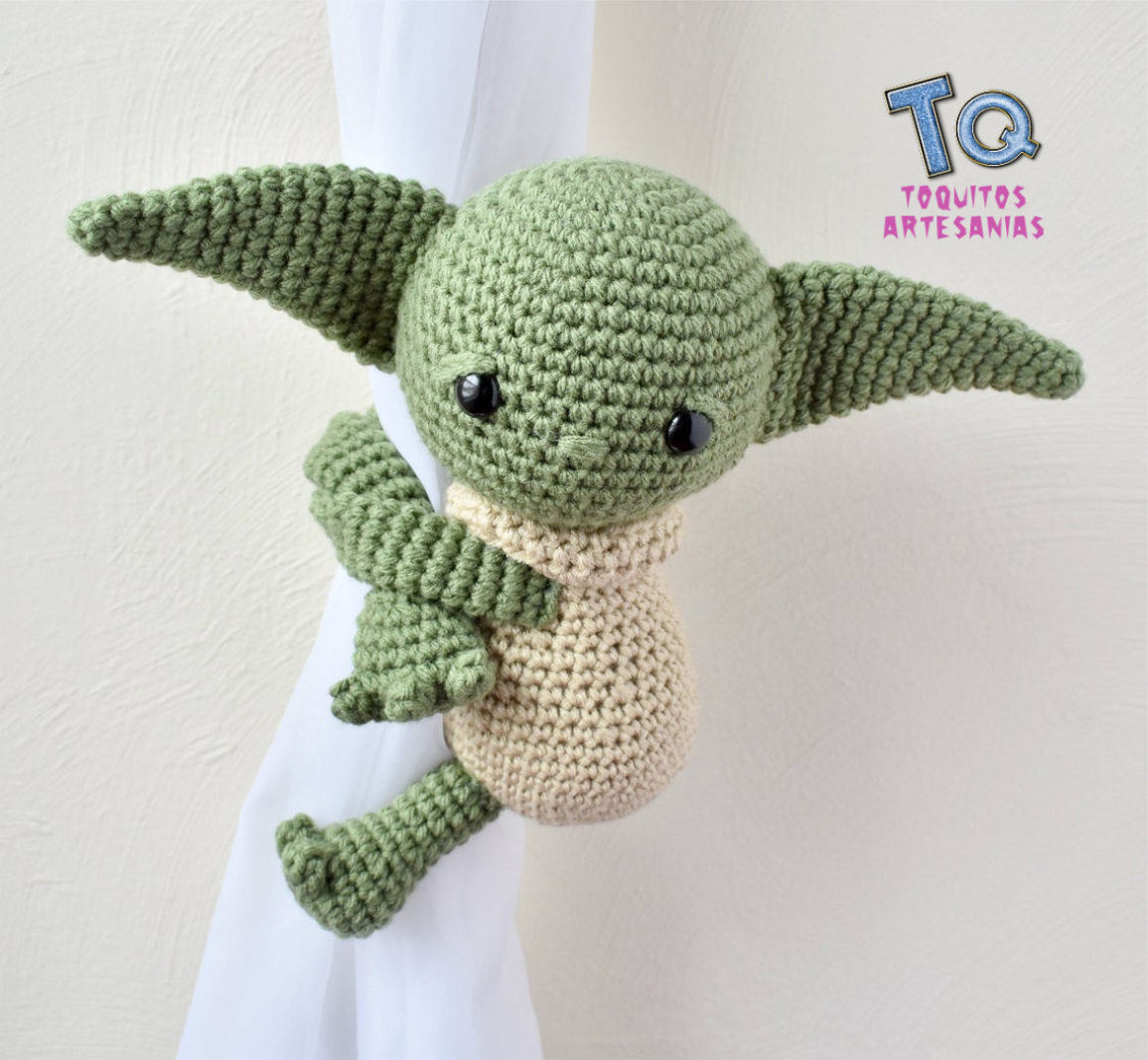 bebe Yoda Sujeta Cortinas - Imagen 3