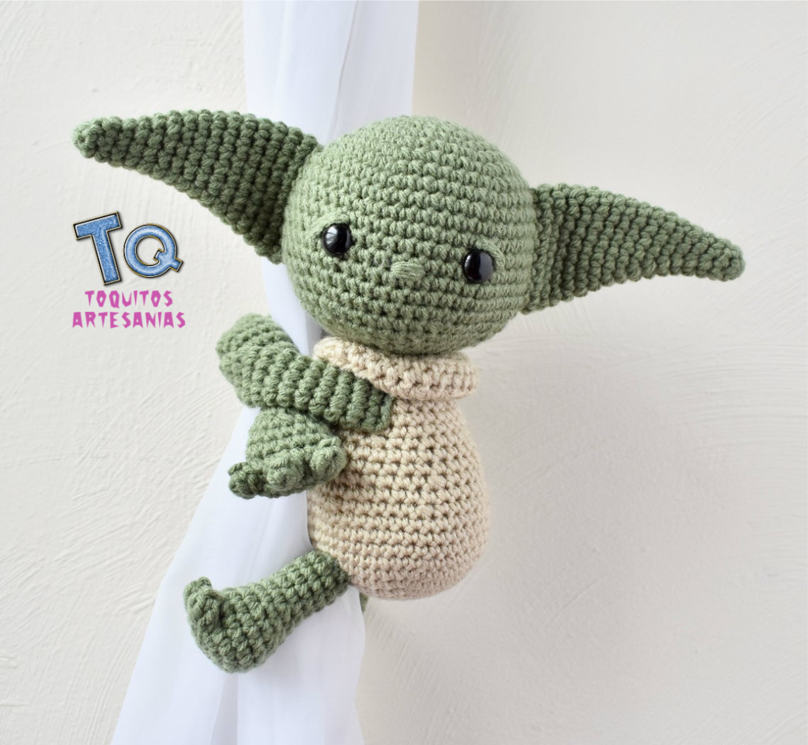 bebe Yoda Sujeta Cortinas
