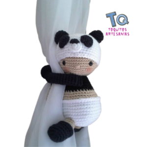 Oso panda bebe Sujeta Cortinas