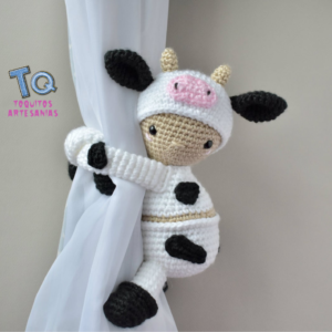 Vaquita bebe Sujeta Cortinas