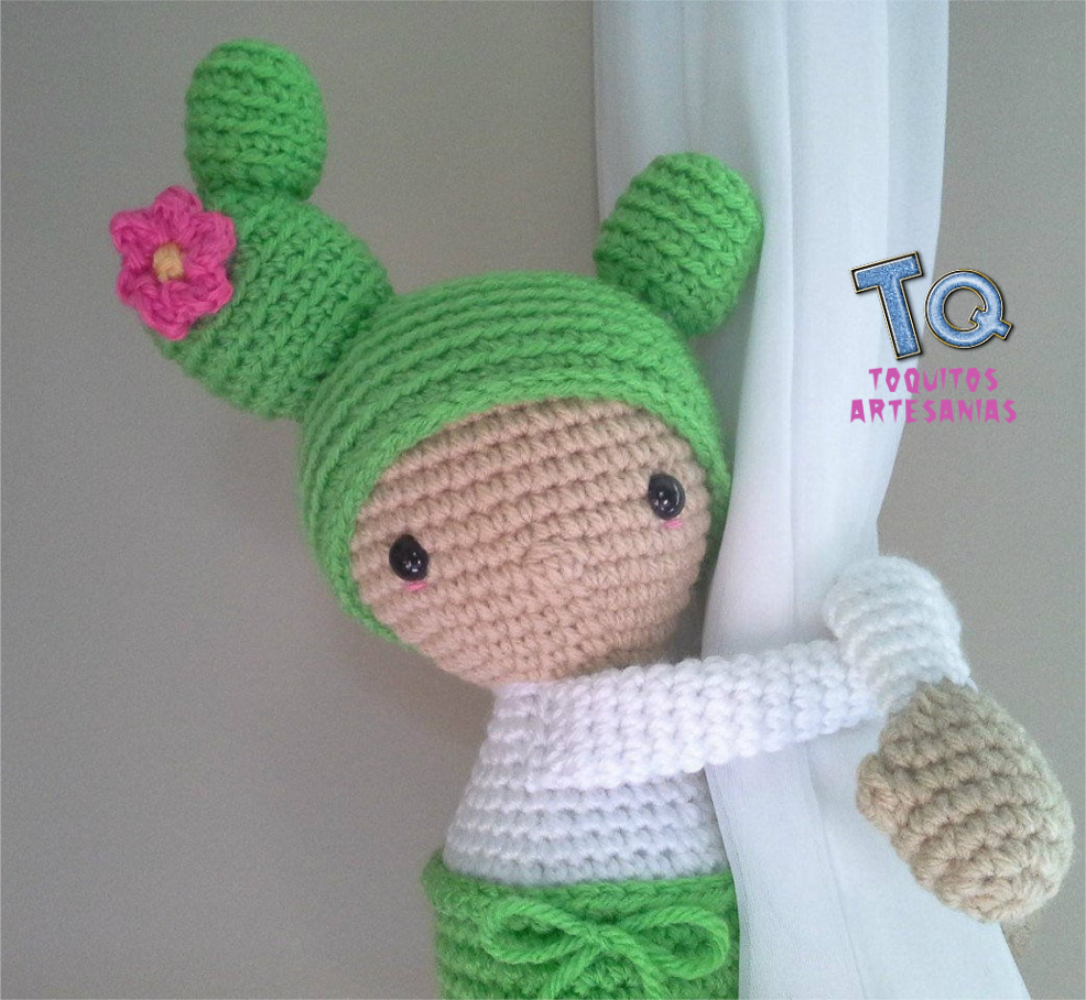 Cactus bebe Sujeta Cortinas - Imagen 3