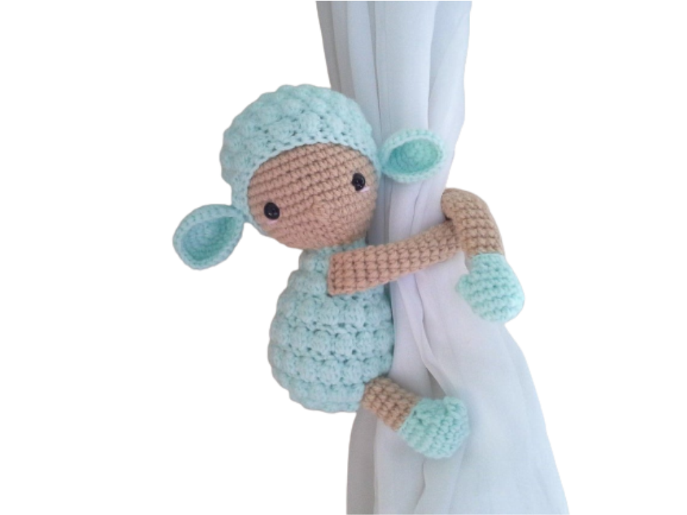 Bebe Corderito Sujeta Cortina