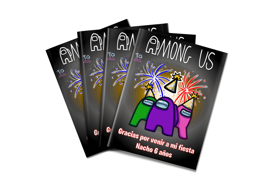 Libros souvenirs Among Us