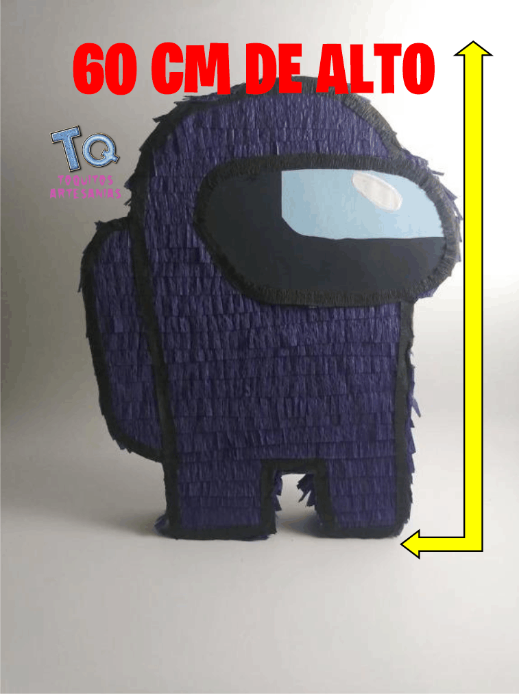 Piñatas Among Us azul - Imagen 2