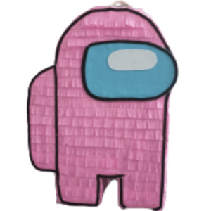 Piñatas Among Us rosa