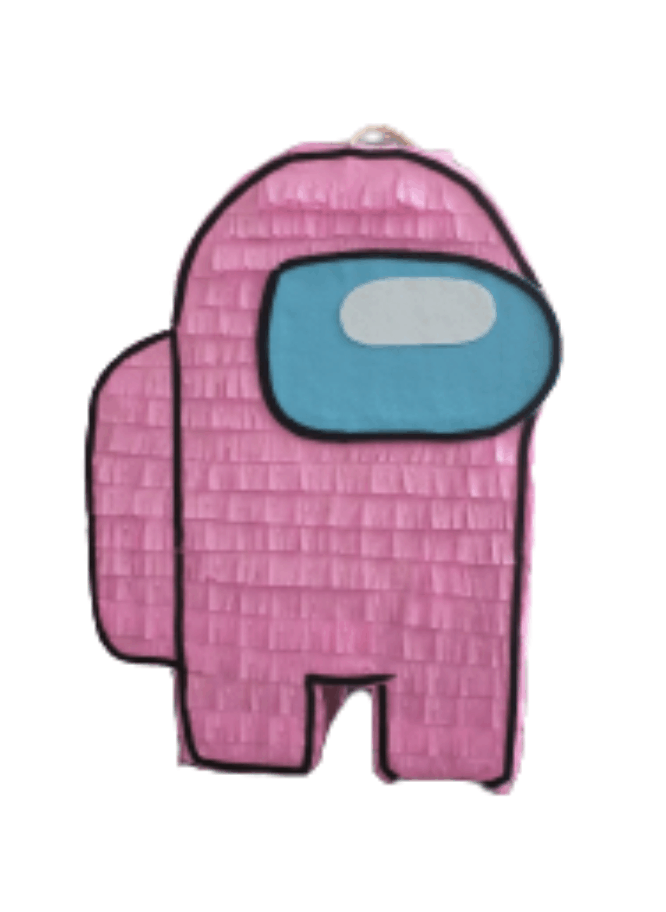 Piñatas Among Us rosa