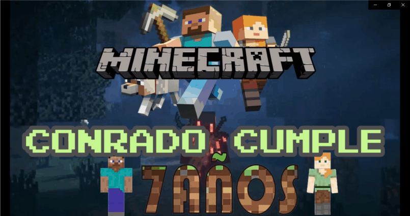 Minecraft Video Digital invitación - Imagen 3