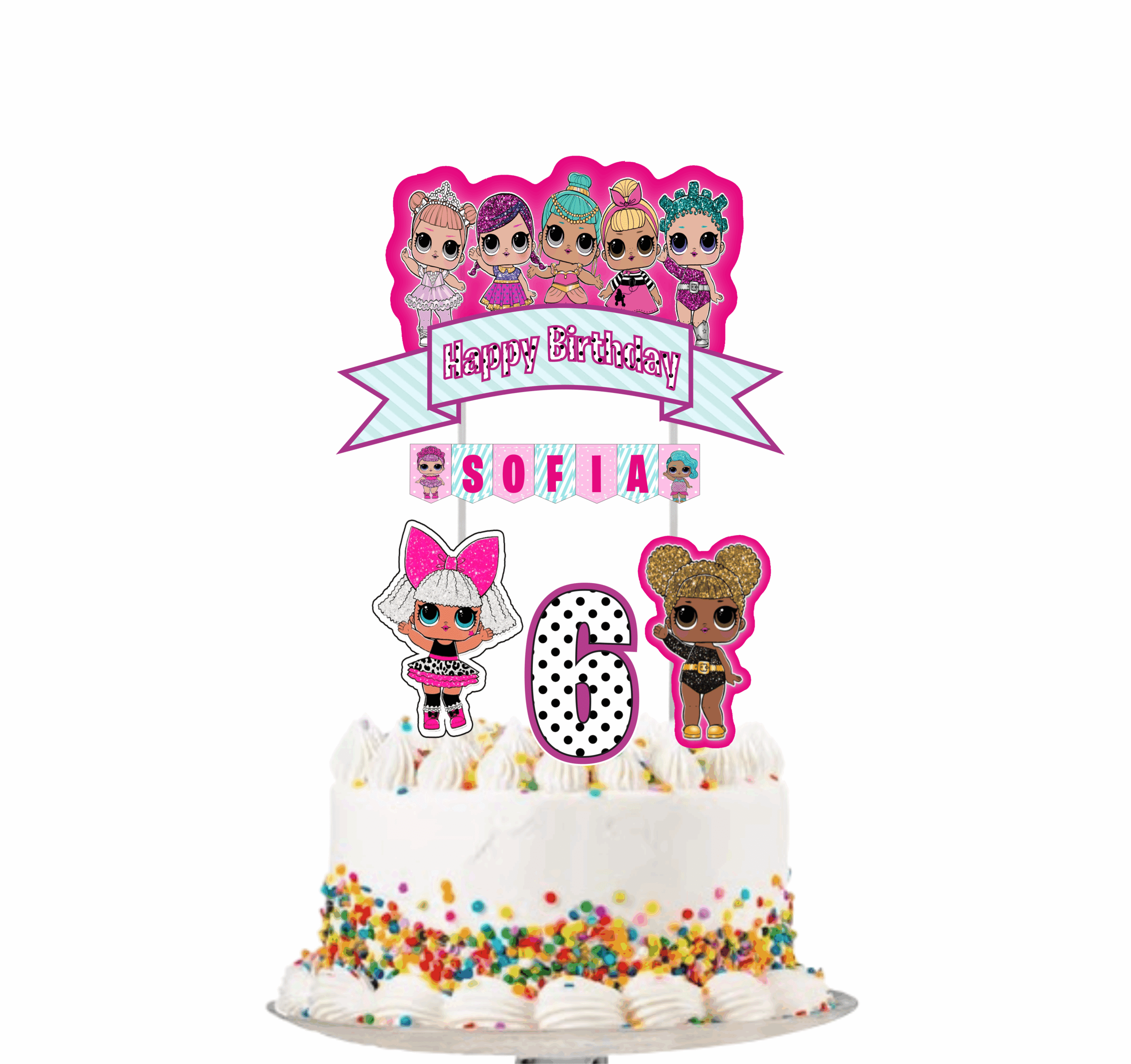 Lol cake Toppers cod AT320