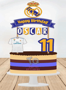 Real Madrid cake Toppers cod AT330