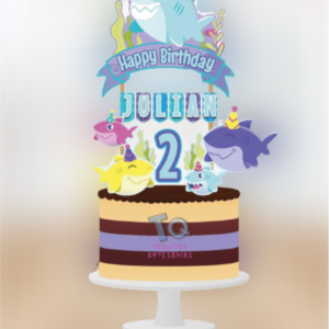 Baby shark cake Toppers cod AT332