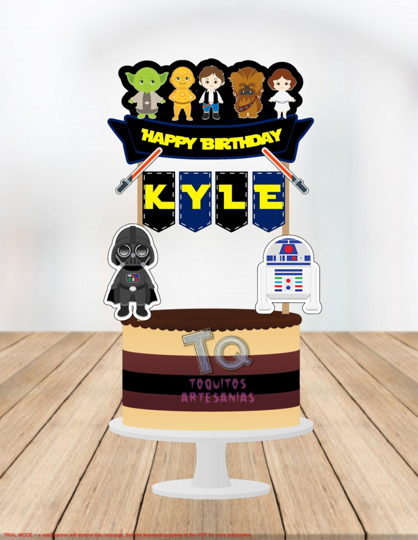 Star Wars cake Toppers cod AT335