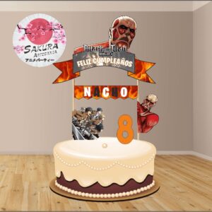 Ataque a los titanes cake Toppers cod AT323