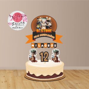 Dr Stone cake Toppers cod AT341