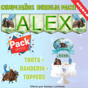 Packs Raya Cumpleaños Burbuja