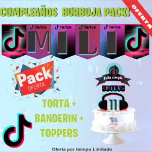 Packs TikTok Cumpleaños Burbuja