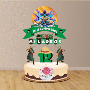 One Piece Zoro cake Toppers cod AT360