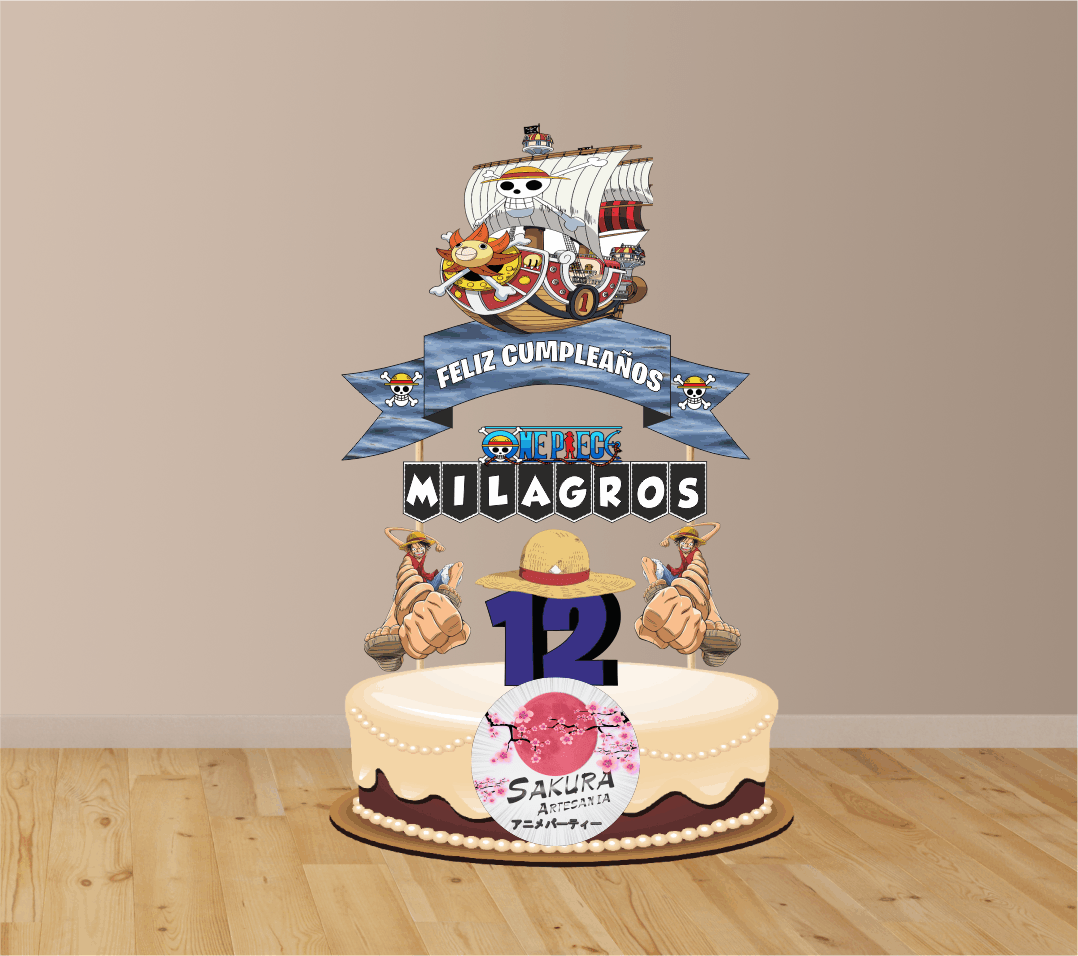 One Piece Sunny cake Toppers cod AT357