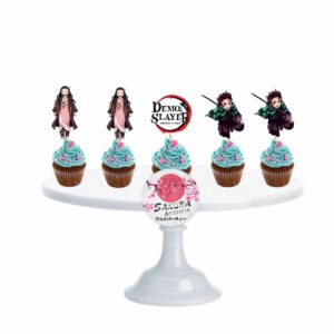 Cupcake Toppers Demon Slayer x10u