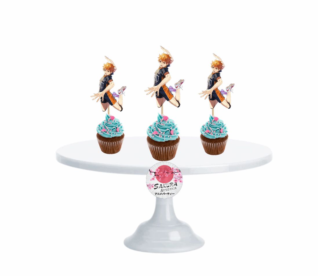 Cupcake Toppers Haikyuu! x10u