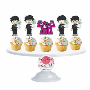 Cupcake Toppers Mob Psycho 100  x10u