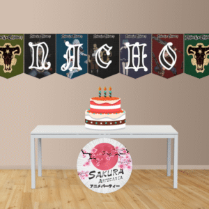 Black Clover Banderín con nombre