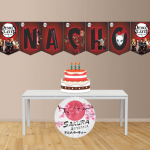 Demon Slayer Banderín con nombre