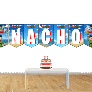 Hunter x Hunter Banderín con nombre