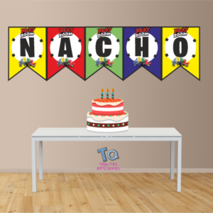 Ricky Zoom Banderín con nombre