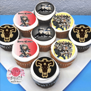 Cupcake con lamina Black Clover
