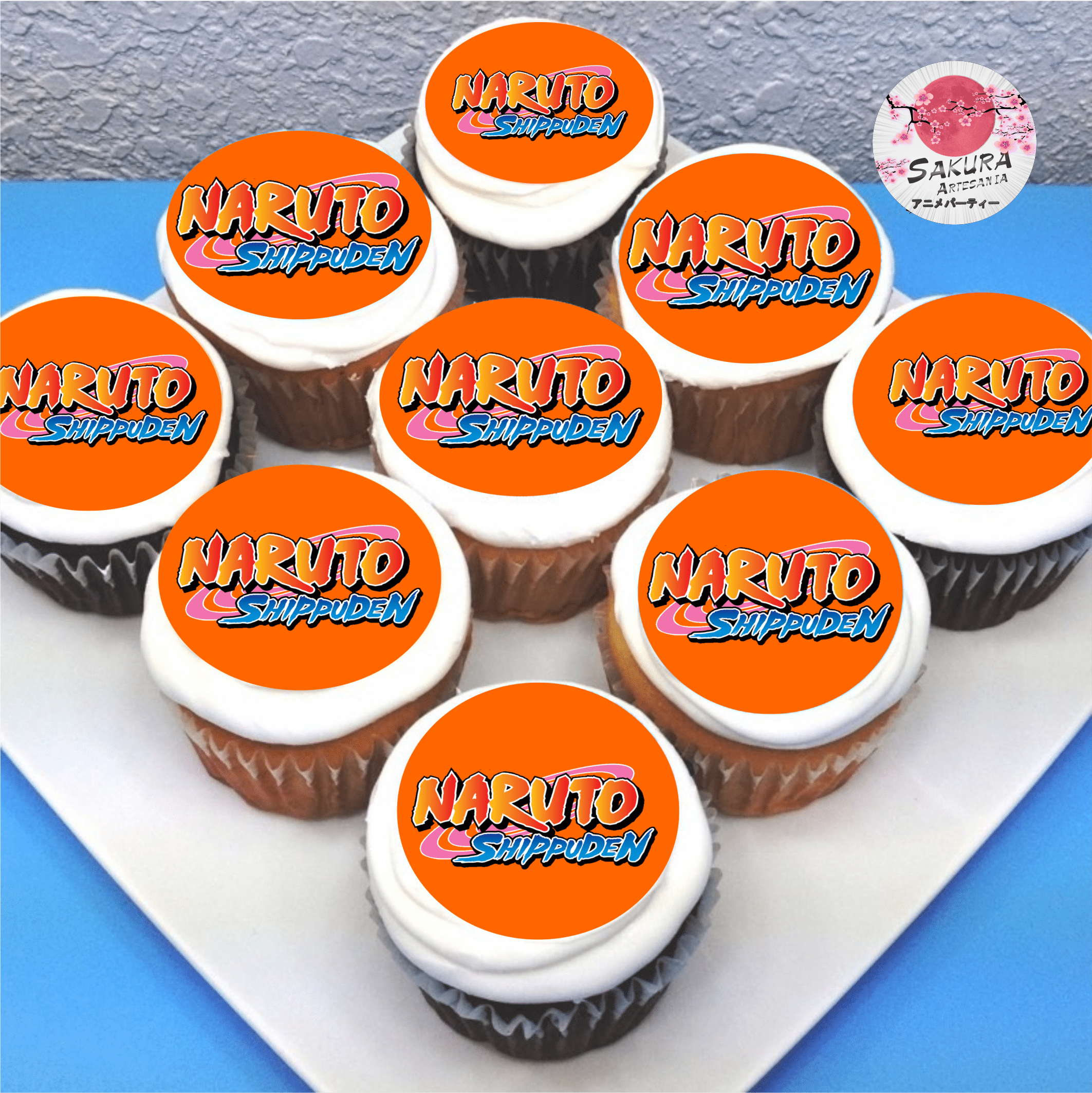 Cupcake con lamina Naruto shippuden