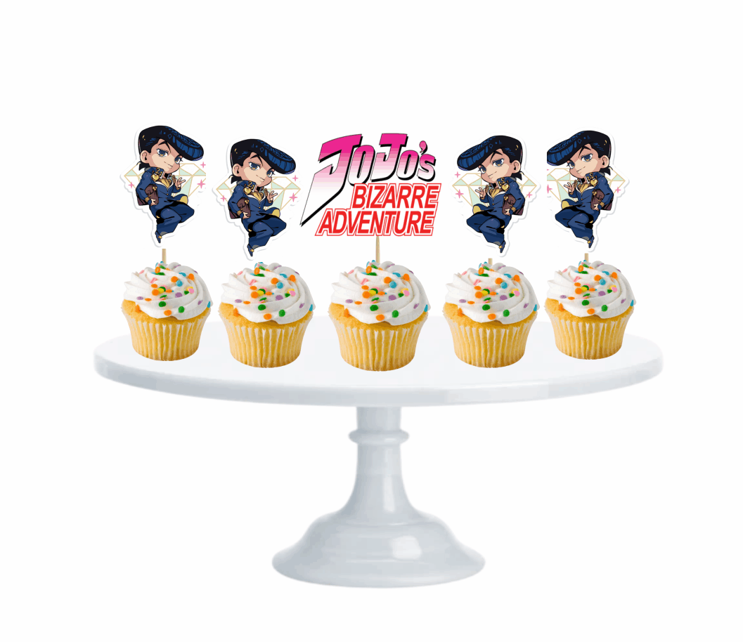 Cupcake Toppers JoJo’s Bizarre Adventure x10u