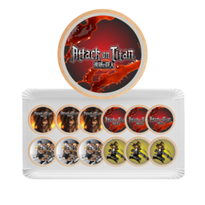 Galletas Ataque a los titanes x12
