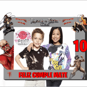 Marco selfie Ataque a los titanes