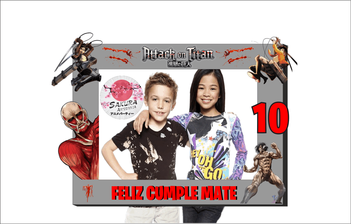 Marco selfie Ataque a los titanes