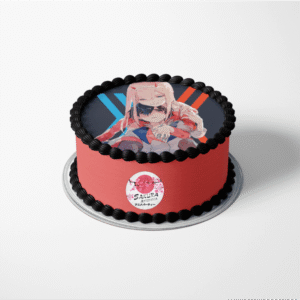 Darling in the Franxx Torta merengue con lamina