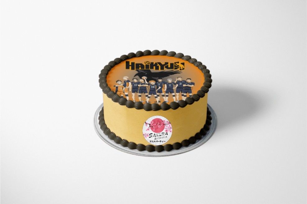 Haikyuu! Torta merengue con lamina