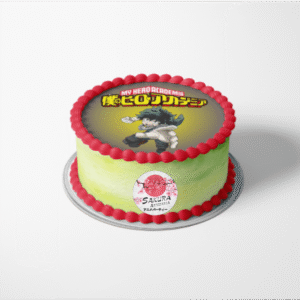 My Hero Academia Torta merengue con lamina