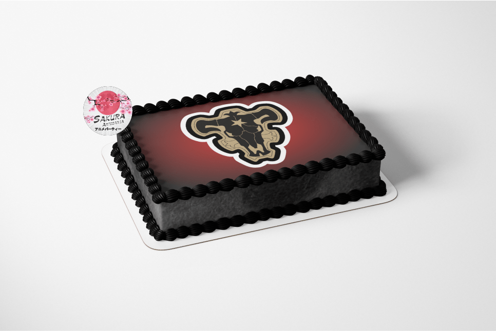 Black Clover Torta merengue con lamina