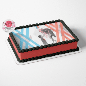 Darling in the Franxx Torta merengue con lamina