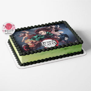 Demon Slayer Torta merengue con lamina