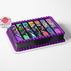 JoJo’s Bizarre Adventure Torta merengue con lamina