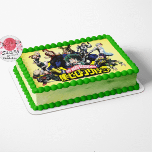 My Hero Academia Torta merengue con lamina