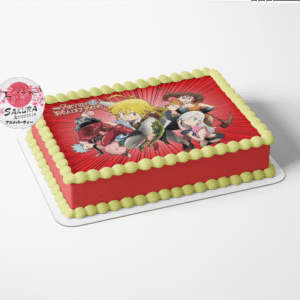 Siete pecados capitales Torta merengue con lamina