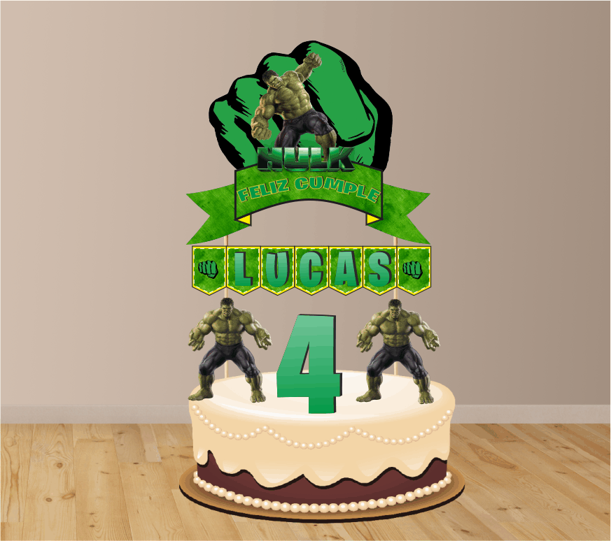 Hulk cake Toppers cod AT413