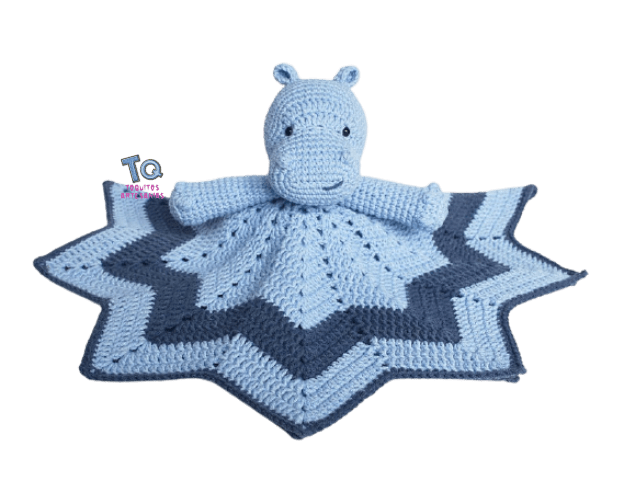 Hipopótamo Manta De Apego - Imagen 2