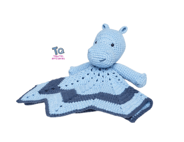 Hipopótamo Manta De Apego - Imagen 3